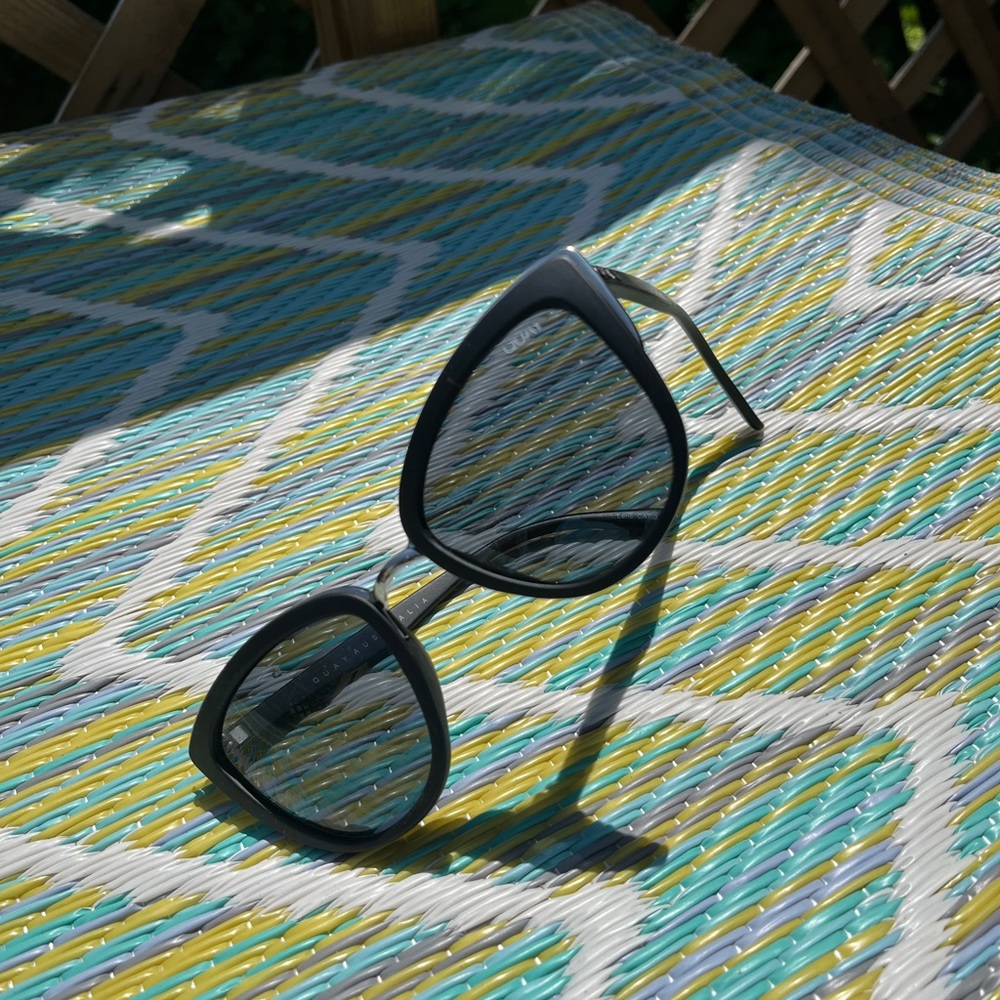 Quay Australian Accessories - Black & Silver Sunglasses